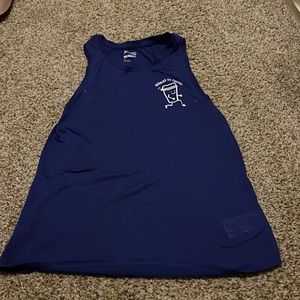 Old navy active tank - running on coffee